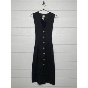 90's Vintage Sleeveless Button Down Dress